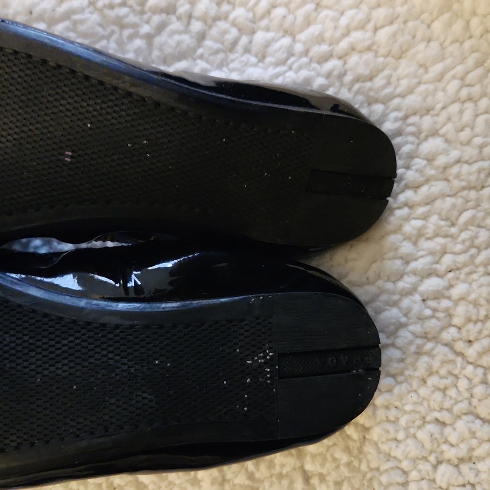 Prada Black Bow Ballet Flats - Picture 6 of 8